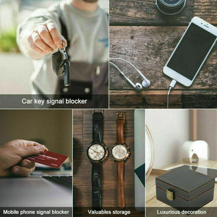 RFID Signal Blocker Faraday Box Car Key Keyless Anti Theft Pouch