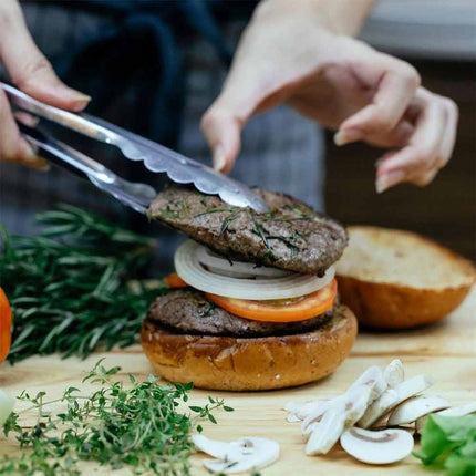 Double Burger Press Non Stick Aluminium Beef Patty Maker for BBQ