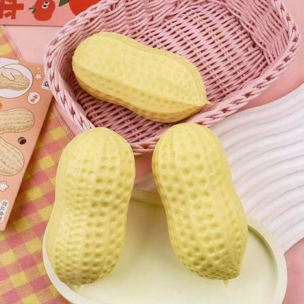 Peanut Silicone Squeeze Stress Relief Sensory Fidget Toy for Adults