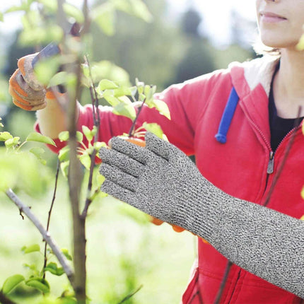 45cm Long Gardening Gloves, Scratch Proof for Hands & Arms Protection