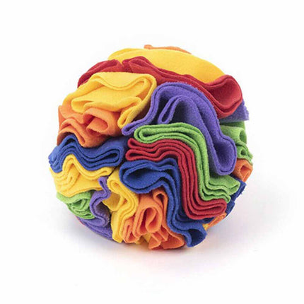 Dog Snuffle Ball Foraging Toy IQ Training Enrichment Puzzle Multicolor