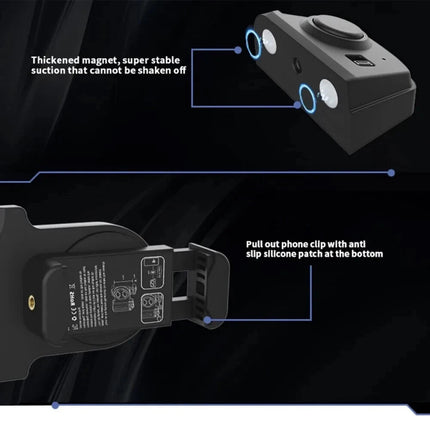 Universal Bluetooth Camera Grip Selfie Shutter Stabilizer for Smartphones
