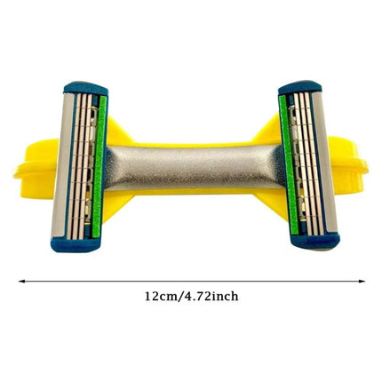 Fast Double-Head Bald Clipper, Manual Head Shaver for Men