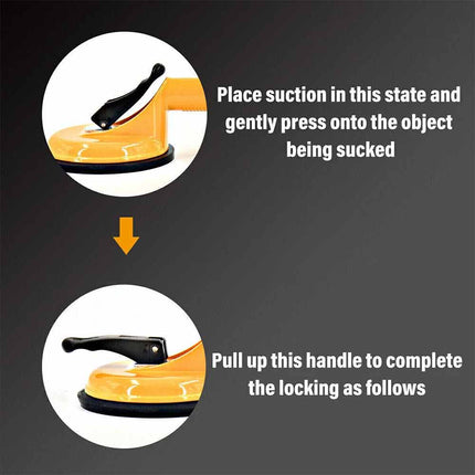 110kg Heavy Duty Dual Suction Cup Aluminium Glass Lifter & Dent Puller