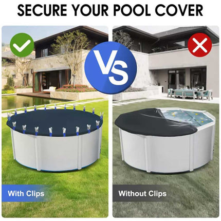 6Pcs 12CM Stainless Steel Pool Cover Clamps for Secure Fastening