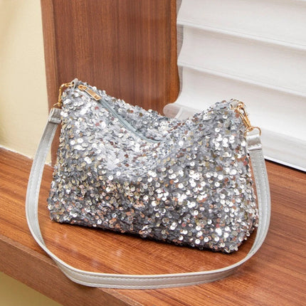 Sequin Evening Bag Clutch & Shoulder Purse for Women