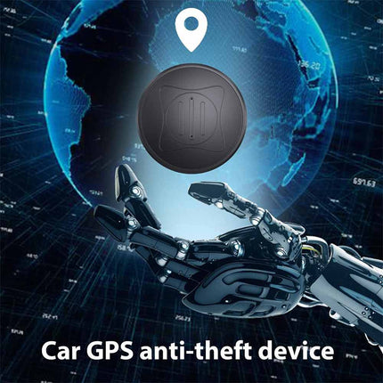 Real-Time GPS Tracker， No Monthly Fee – Mini Magnetic Locator with Geo-Fencing & APP Alerts