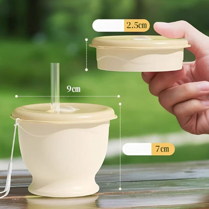 Collapsible Silicone Cup Portable for Travel Outdoor Camping & Rinse