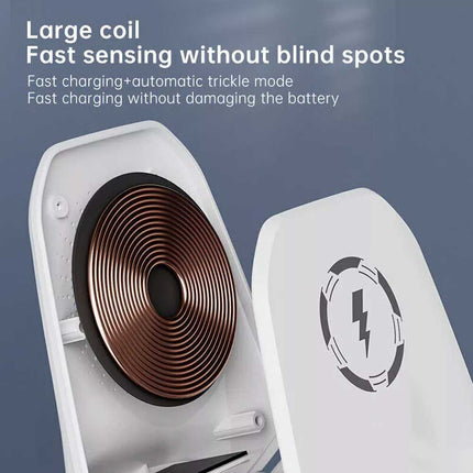 15W Fast Wireless Charger Stand Dock for iPhone Samsung & Android Phones
