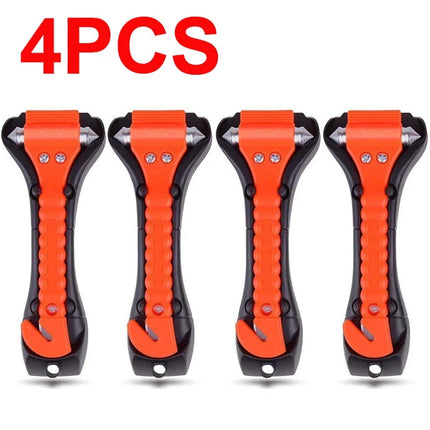 4X Car Emergency Escape Hammer Seatbelt Cutter Window Glass Breaker Tool