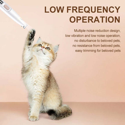 Cordless Professional Pet Clippers – Low Noise Dog Hair Shaver & Grooming Trimmer with Adjustable Blade Kit