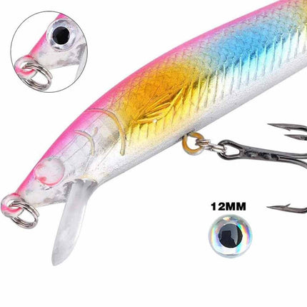 100Pcs 3D Holographic Fish Eyes for Lure Fly Tying Jigs Crafts Dolls
