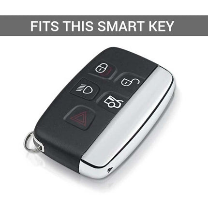 Remote Key Fob Cover Case with Rope Keyring for Range Rover Land Rover Sport Evoque Jaguar XF XJ X
