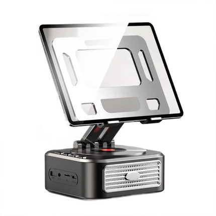 Adjustable Bluetooth Speaker Phone Stand with Speakers for Tablet
