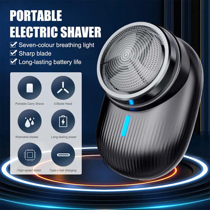 Mini Portable USB Rechargeable Electric Razor for Home & Travel