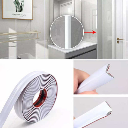 Self Adhesive Wall Edging Strip Flexible Corner Angle Trim for Living Room & Kitchen