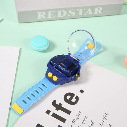 Cartoon Car Watch Toy RC Mini Vehicle Analog Watch Gift for Boys