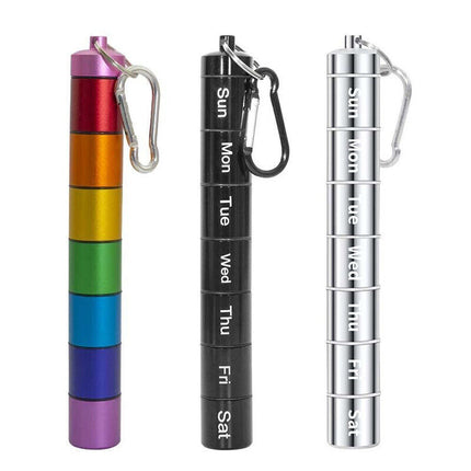 7-Day Pill Box Weekly Medicine Storage Organizer Dispenser Case
