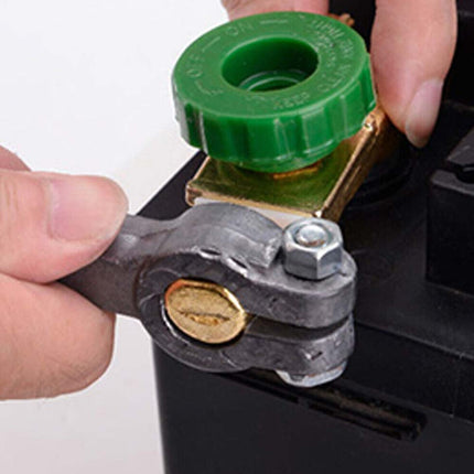 Heavy Duty 17mm Battery Kill Switch - Universal Master Disconnect Isolator for Car Truck Boat Motorcycle