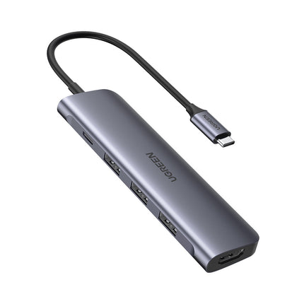 5-in-1 USB-C Hub HDMI 3xUSB-A PD Power Converter Adapter