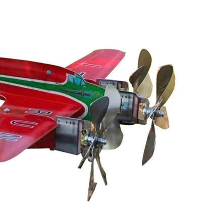 Compass Weather Vane Airplane Wind Spinner Garden Decor