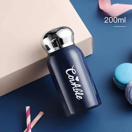 220ml Mini Vacuum Flask Stainless Steel Insulated Water Bottle