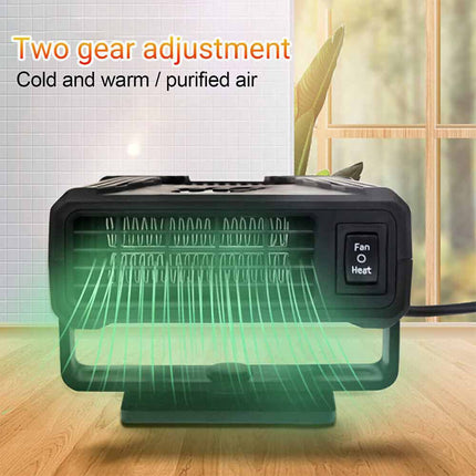 12V DC Portable Car Heater Fan Defroster Demister 150W