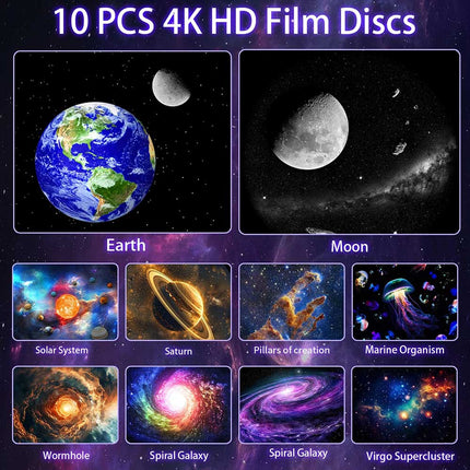 Galaxy Projector Planetarium Night Light for Bedroom Babies Kids Adults