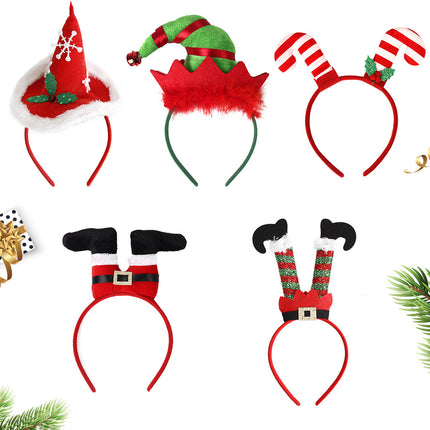 Christmas Elf Hat Headband Santa Legs Party Decoration Headwear