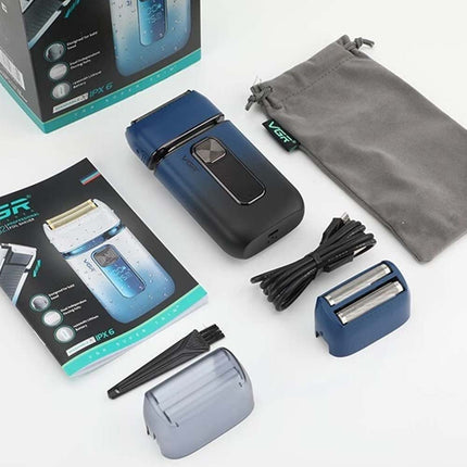 Electric Foil Shaver for Men Cordless Waterproof Shaving Machine Skin Fade