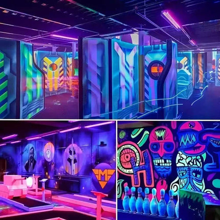 USB 24-LED UV Ultraviolet Strip Tube Blacklight for Club Party Lamp