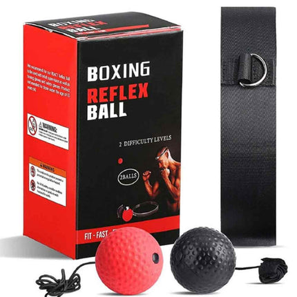 2x Reflex Ball on String – Improve Hand-Eye Coordination & Reaction