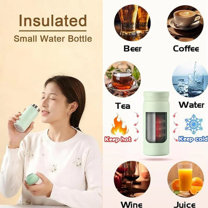 200ml Mini Vacuum Flask Stainless Steel Thermos for Coffee & Water
