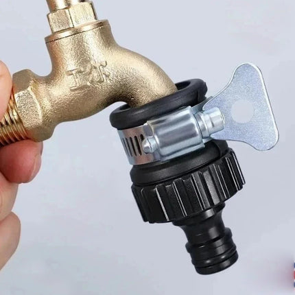 Universal Tap Connector 2X – Garden Hose Adapter for Kitchen & Bath Mixer Tap