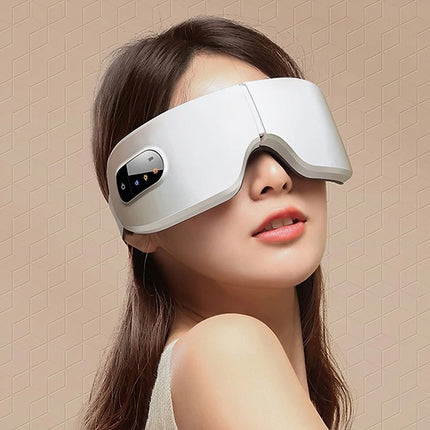 Heated Eye Massager with Bluetooth Music Relax Reduce Eye Strain