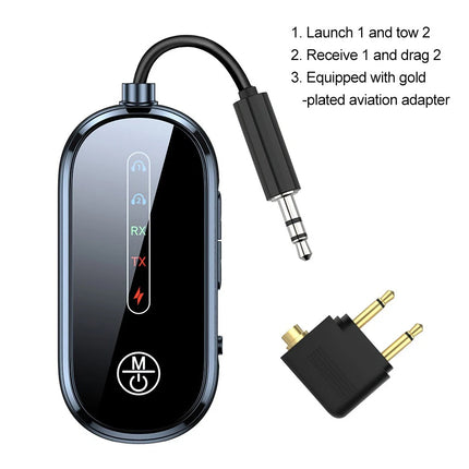 Airplane Bluetooth Adapter for AirPods & Headphones