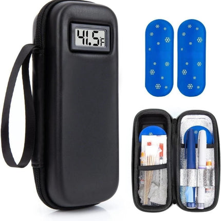 Waterproof Insulated Medicine Bag for Diabetics, Cooler Travel Organizer