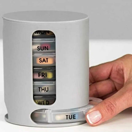 7-Day Weekly Pill Organizer Daily Tablet Medicine Storage Dispenser Box