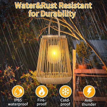 Hanging Solar Lantern Waterproof Outdoor for Garden Patio Gift