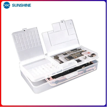 Multi-Functional Storage Box for Mobile Phone Repair Tools & Parts