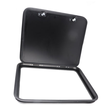 UV-Resistant RV Storage Hatch Door with Lock - Waterproof, Square/Rectangle Design with Rounded Corners