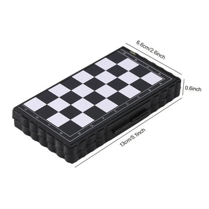 Magnetic Mini Portable Folding Travel Chess Set Pocket Board Game