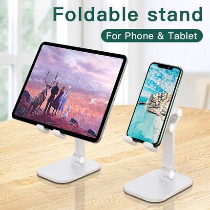 Foldable Adjustable Universal Desk Stand Holder for Phone & Tablet