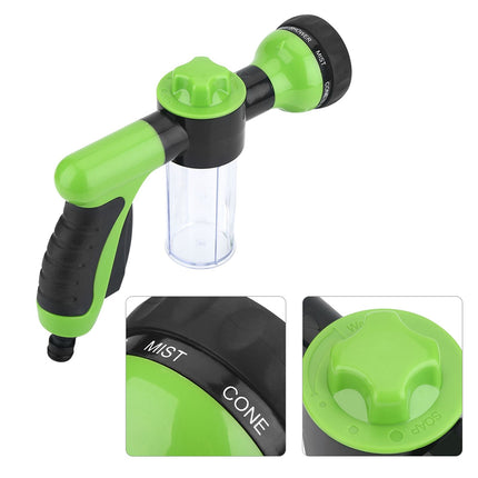 High Pressure Foam Water Gun, Adjustable Nozzle & Foam Cannon for Car Wash