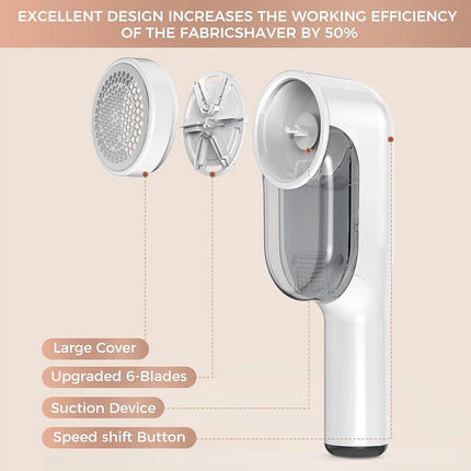 Electric Lint Remover Portable Fluff Shaver for Clothes Fabric Debobbler Fuzz Trimmer Rechargeable