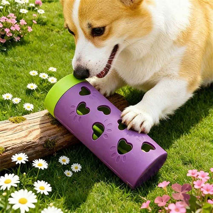 Rolling Pet Treat Dispenser, Interactive Toy for Dog Puppy Cat
