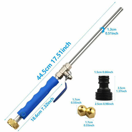 Hydro Jet High Pressure Washer Spray Gun Nozzle Wand Cleaner