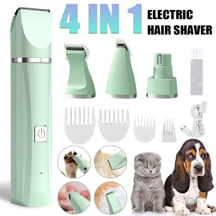 Cordless Professional Pet Hair Trimmer Clipper for Dogs Cats Grooming