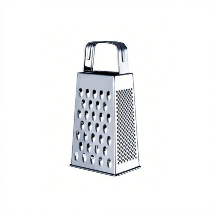4-Sided Box Cheese Grater, Stainless Steel 8 Inch Veggie Slicer Cutter
