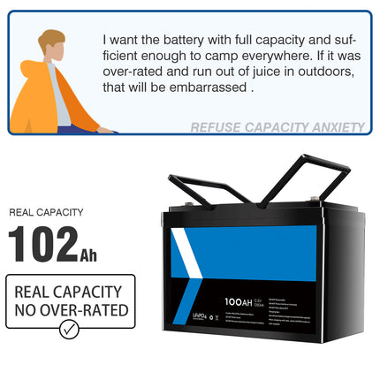 RV Solar Ready: Gentrax 12V 100Ah LiFePO4 – 10X Life of AGM, Ultra-Light